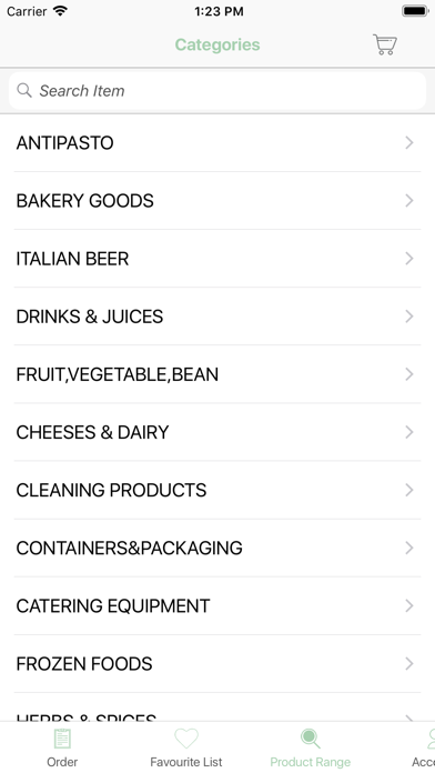 Torino Food Service Screenshot