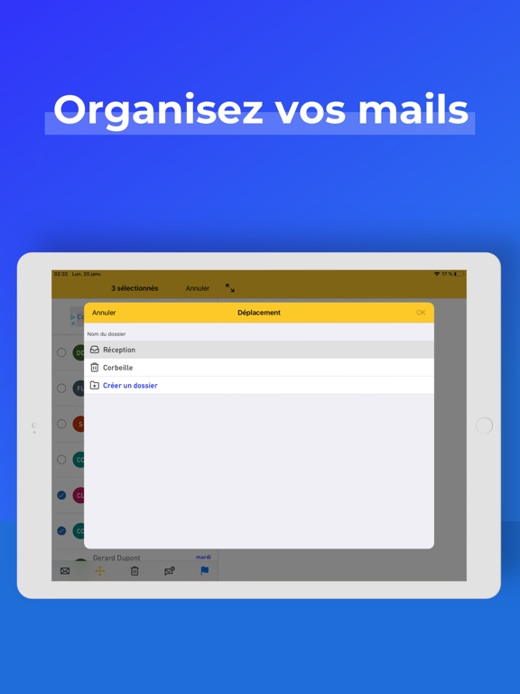 Laposte.net – Votre boîte mail iPad screenshot 5 - Productivity app