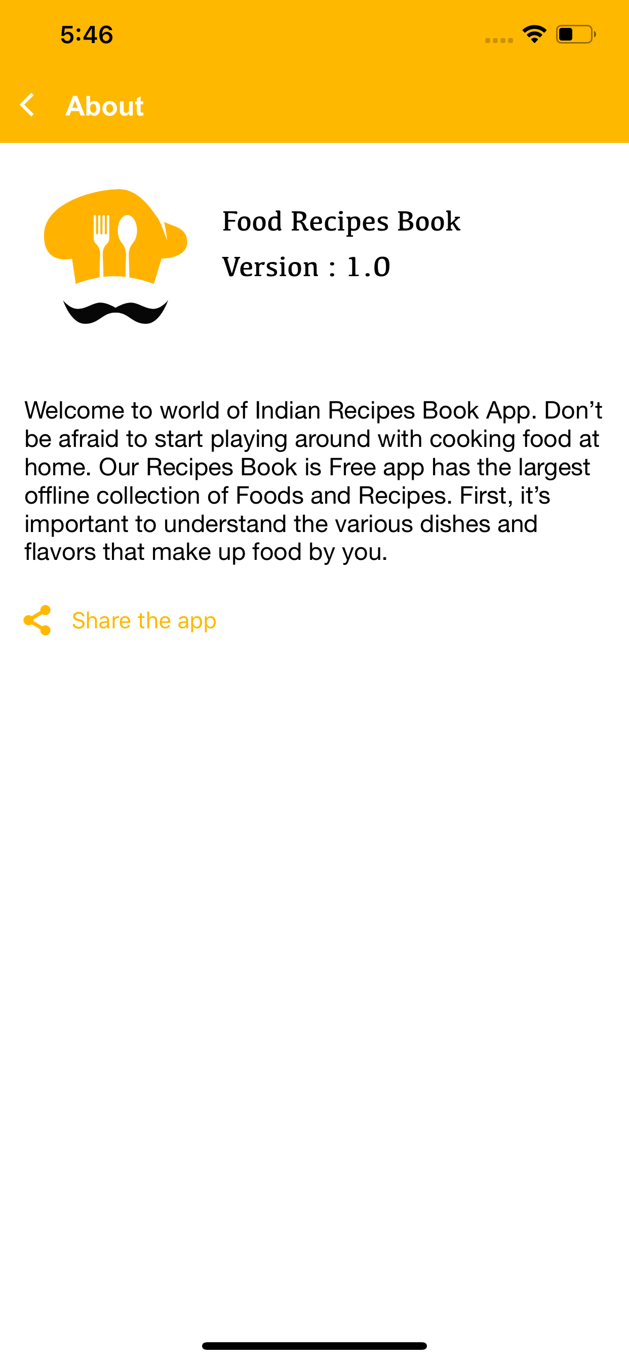 Food Recipe Book