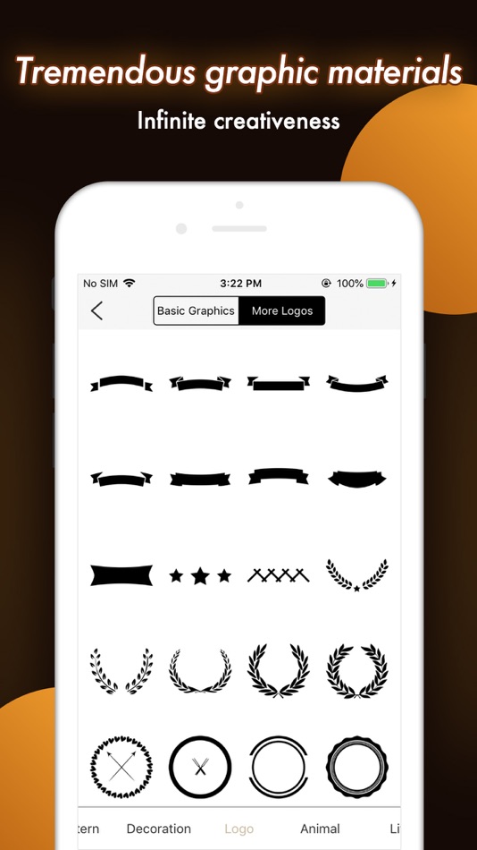 #5. Logo Design - Maker & Creator (iOS) 由: Wuhan Yousigan Technology Co., Ltd
