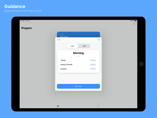 MyPrayers iPad screenshot 4 - Lifestyle app