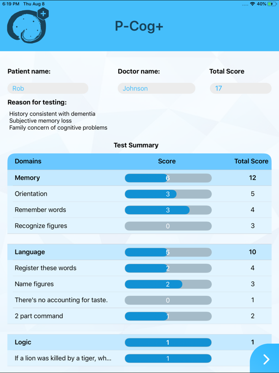 Screenshot #6 pour P-Cog+