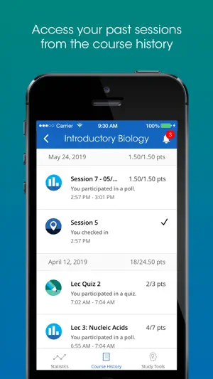 iClicker Student screenshot 2
