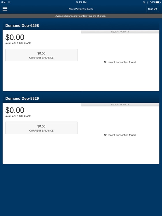 First Pryority Bank for iPad