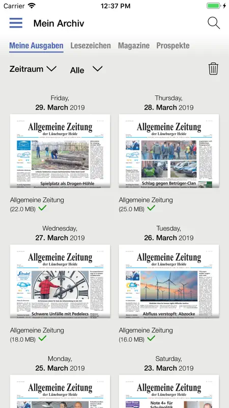 AZ ePaper screenshot 2 of 4
