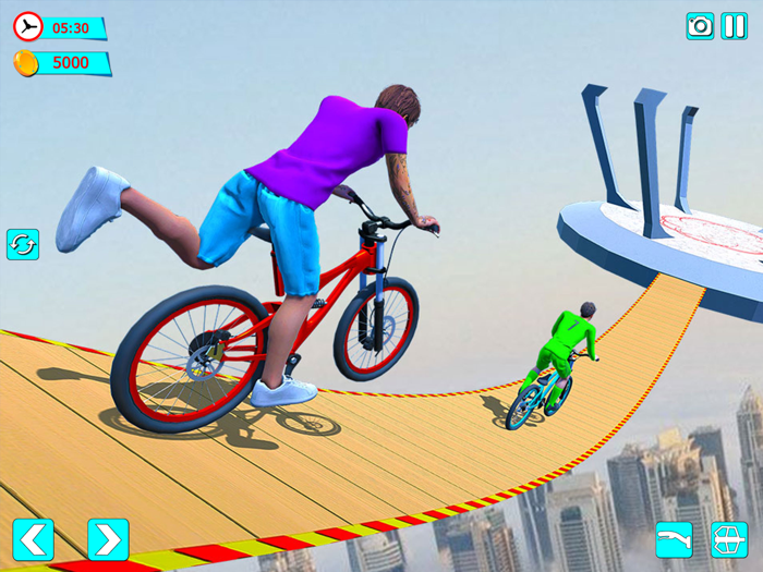 BMX Cycle Race - Bicycle Stunt