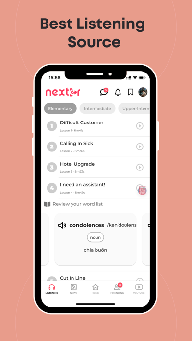 NEXTER: Speak and Chat English Screenshot
