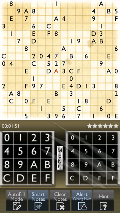 Sudoku 16x16 screenshot 3