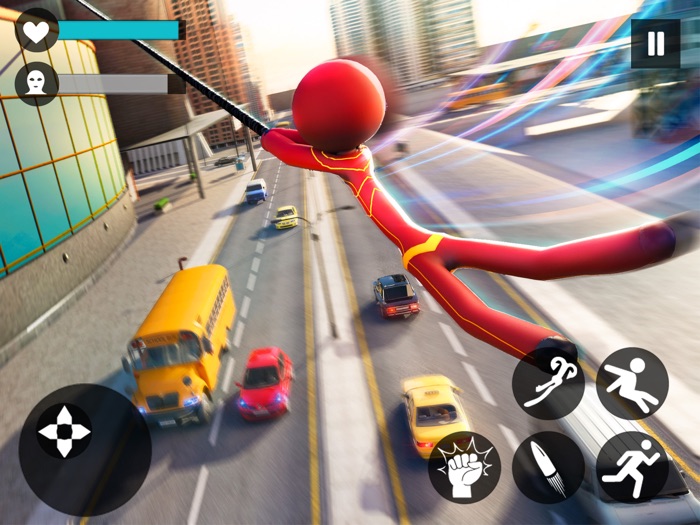 グランド 棒人間 ロープ ヒーロー