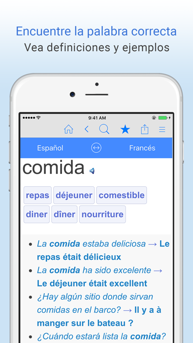 Diccionario Español-Francés Screenshot