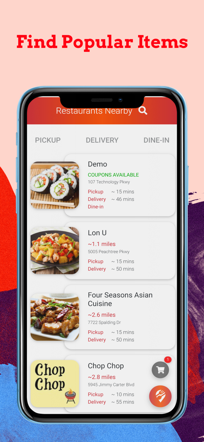 qMenu - Food Ordering