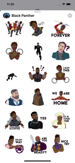 Game screenshot Marvel Stickers: Black Panther apk