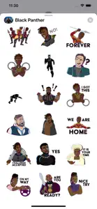 Marvel Stickers: Black Panther screenshot #2 for iPhone