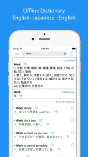 japanese translator offline iphone screenshot 3