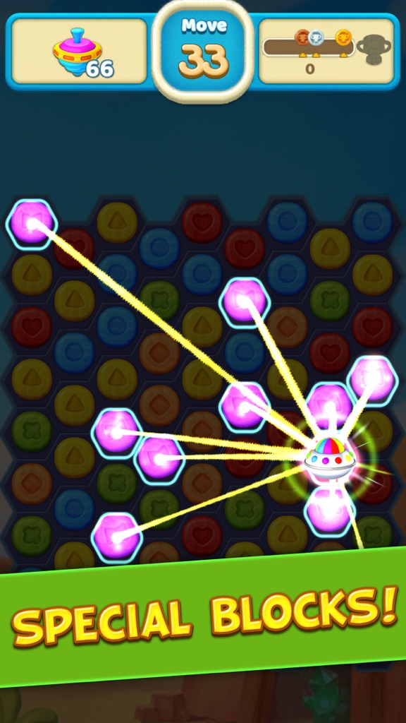 【图】Toy Party: Match 3 Hexa Blast!(截图2) 【图】Toy Party: Match 3 Hexa Blast!(截图2)
