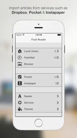 Game screenshot Flash Reader Pro apk