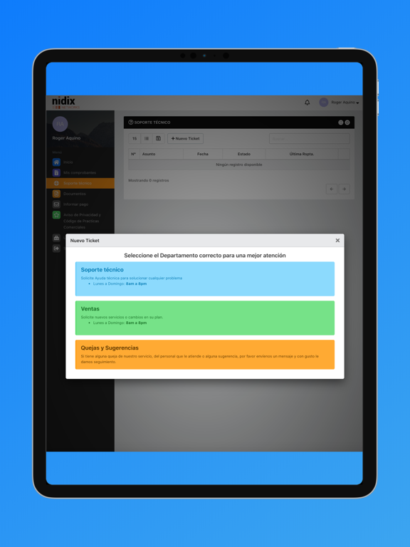 Nidix Networks iPad screenshot 1 - Productivity app