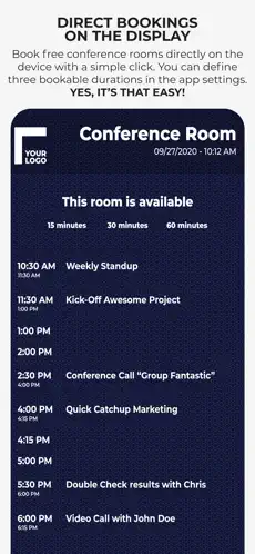 Screenshot 3 Conference Room Display 2 iphone