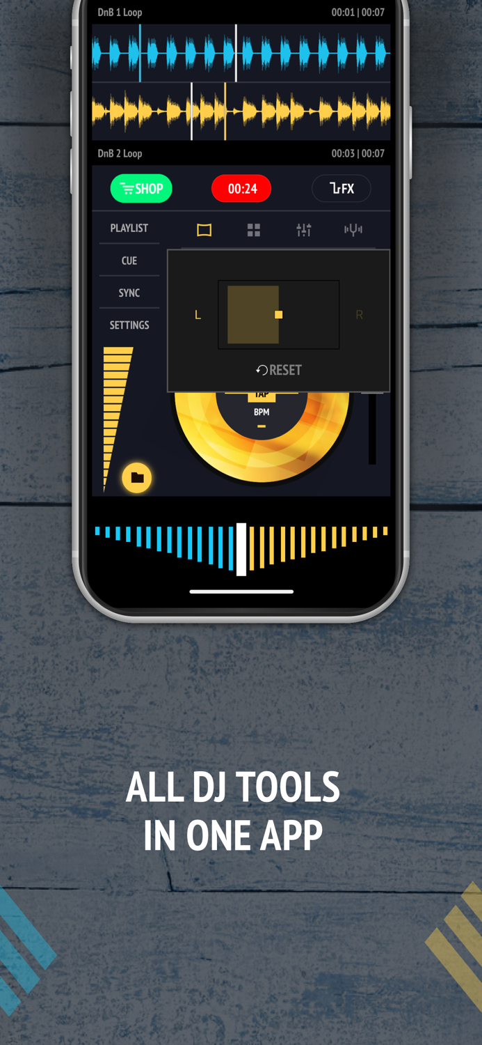 UPfader-Virtual DJ Turntables