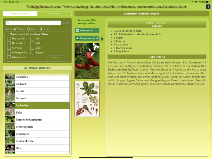 Wildpflanzen in der Küche
