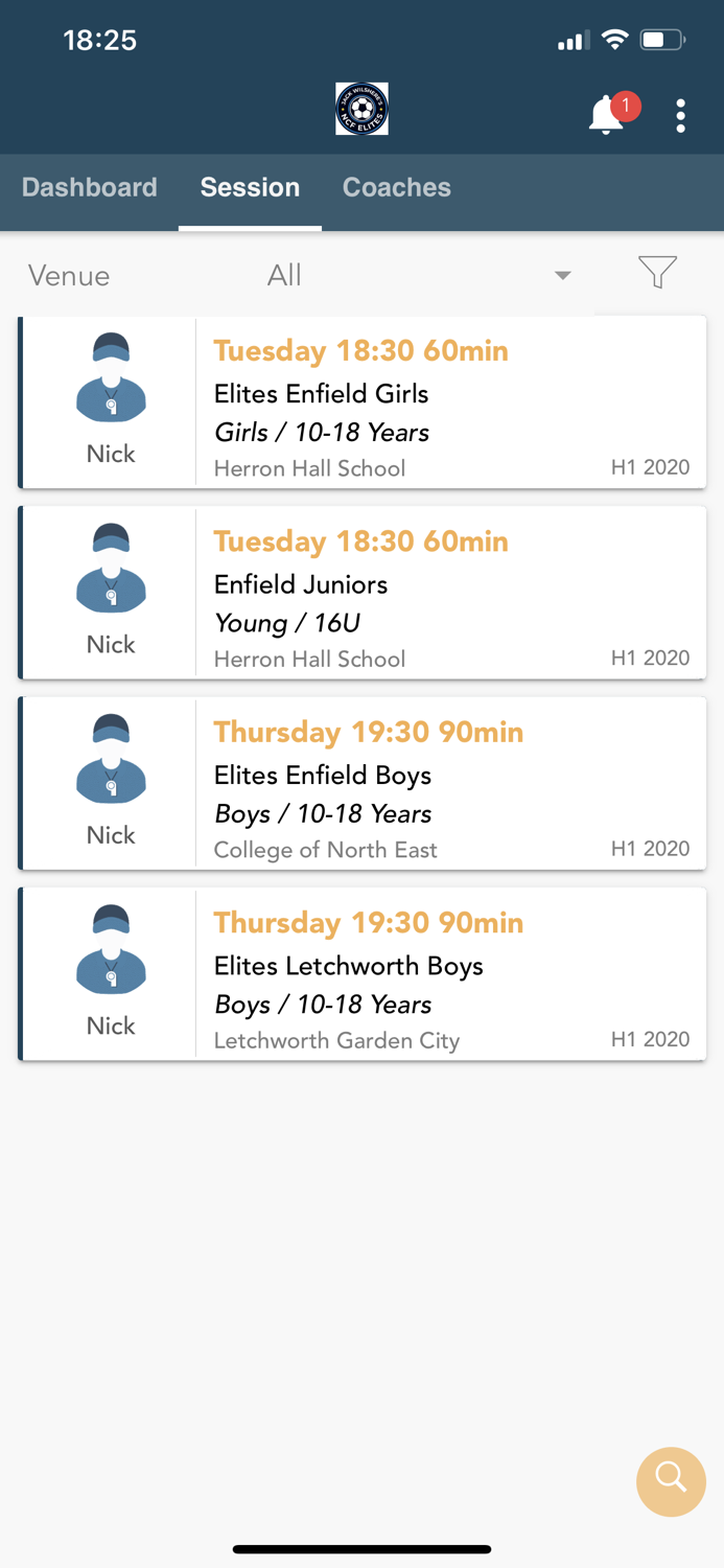 Jack Wilshere NCF Elites