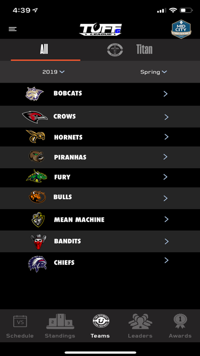 TUFF League Screenshot