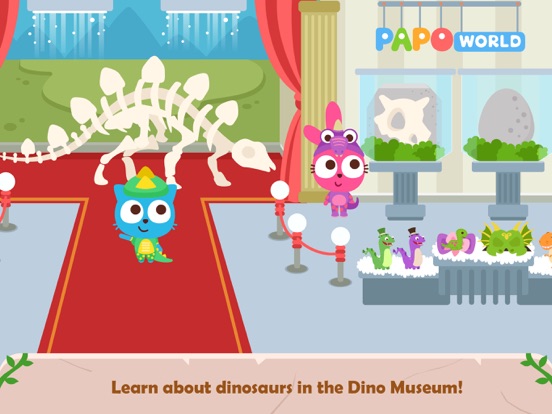 Papo Town: Dinosaur Island iPad screenshot 5 - Education app