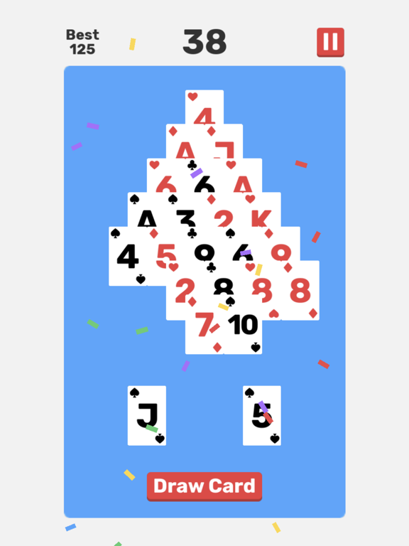 Screenshot #2 for Endless Pyramid Solitaire