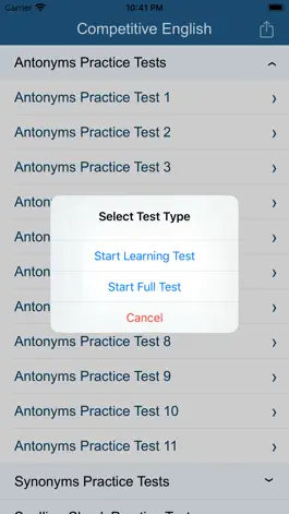 Game screenshot English Practice Tests hack