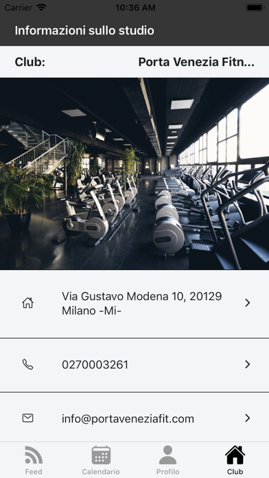 Porta Venezia Fitness Club Screenshot