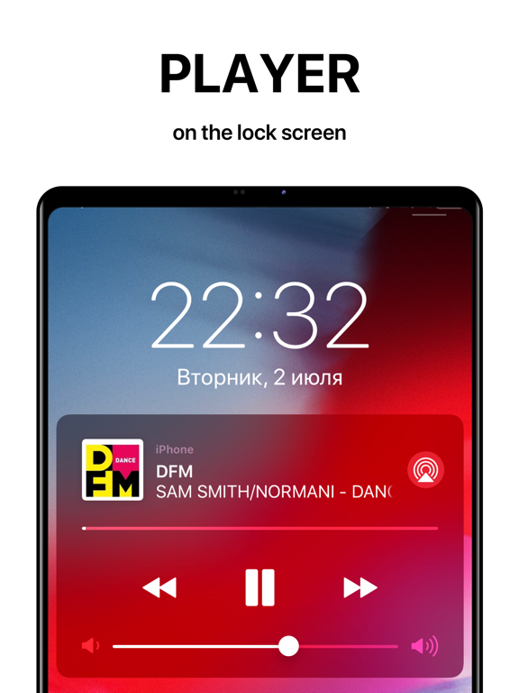 RADIO FM - ONLINE MUSIC iPad screenshot 7 - Music app