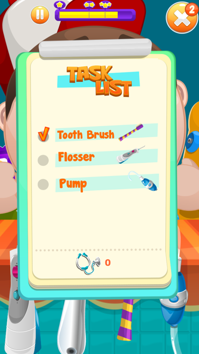 Dr Teeth Dentist - Brush game Screenshot