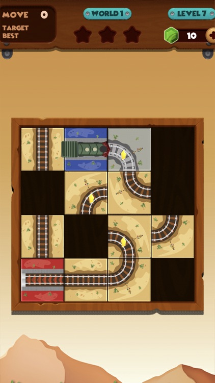 Unblock Train: Slide Puzzle