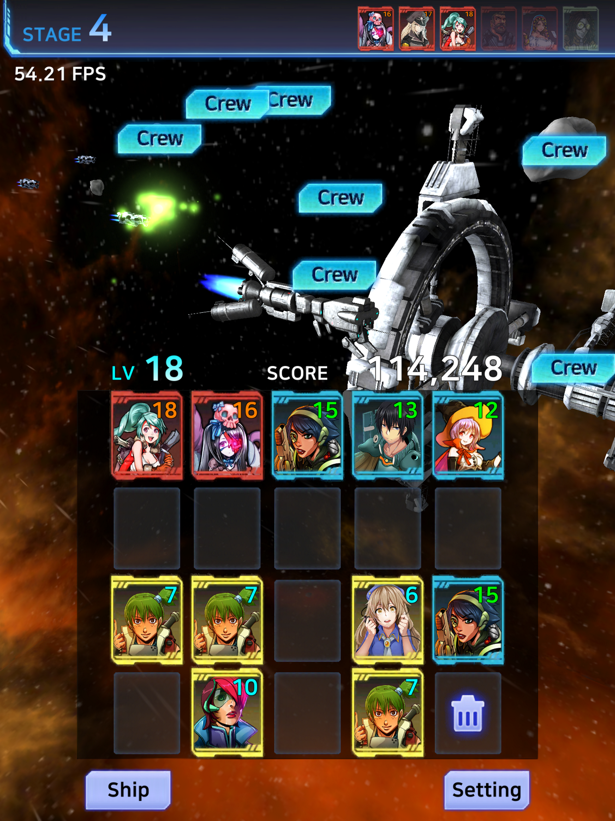 Star Voyager : merge spacecrew screenshot 8
