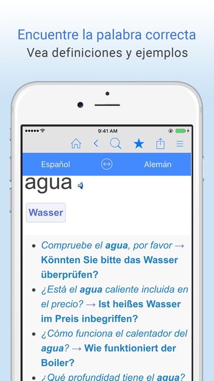 Diccionario Español–Alemán