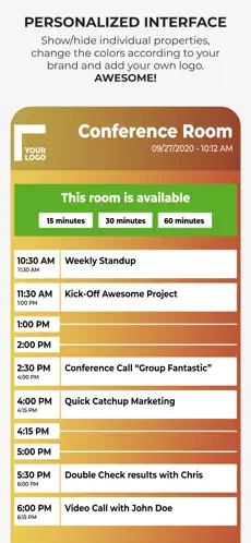 Screenshot 1 Conference Room Display 2 iphone