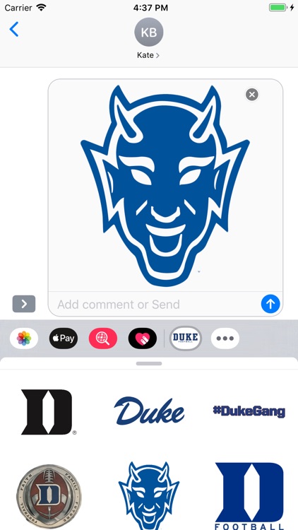 Duke Stickers