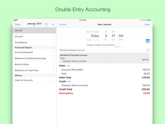 eAccounting screenshot