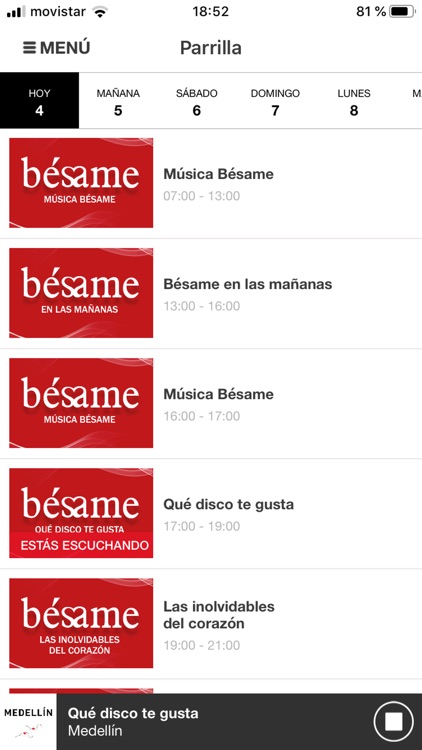 BésameFM para iPhone screenshot-4