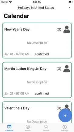 WatchCal for Google Calendar iPhone image 1