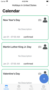 WatchCal for Google Calendar screenshot