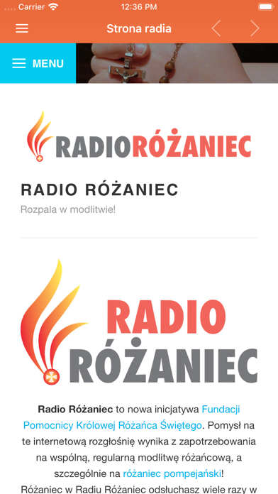 Radio Różaniec screenshot 3