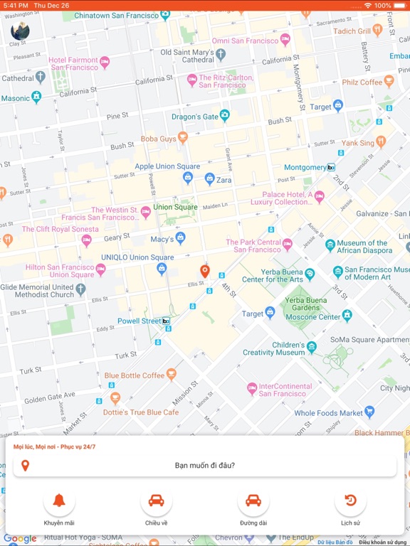 Screenshot #4 pour TaxiNow - Khách hàng