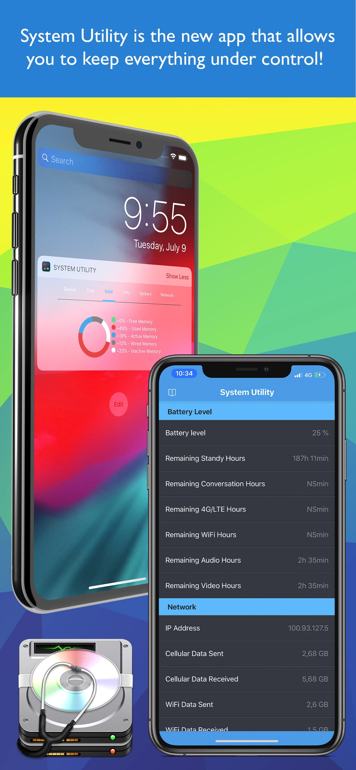 System utility! monitor status