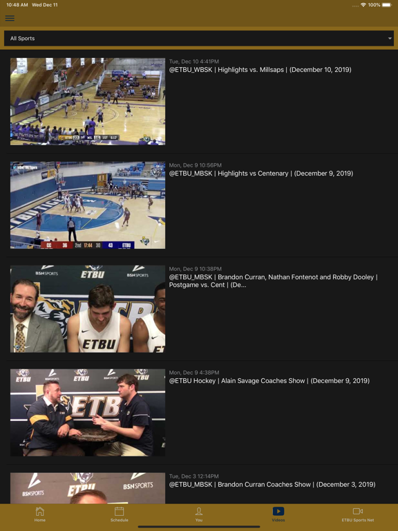 ETBU Athletics iPad screenshot 4 - Sports app
