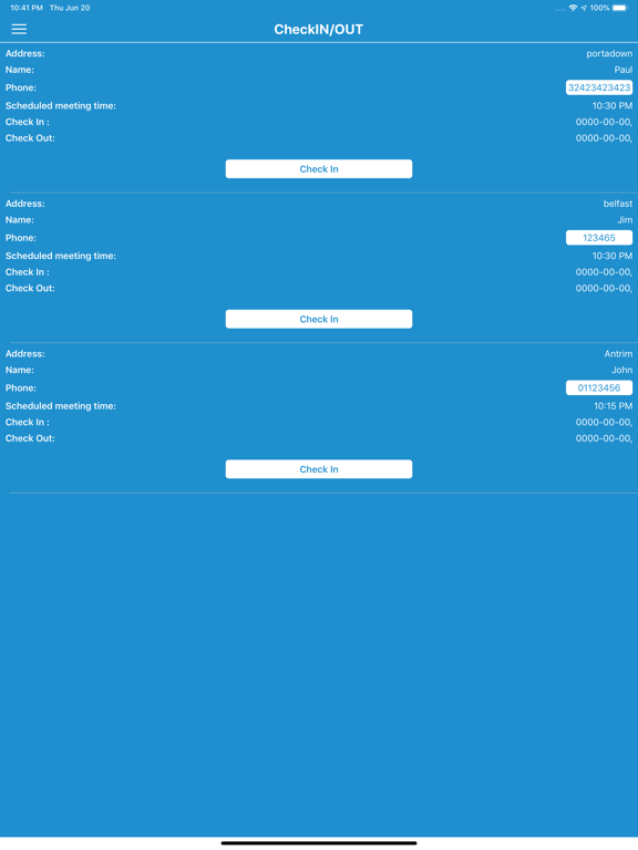 Sixth Sense Security iPad screenshot