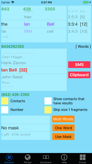 Screenshot #1 pour Phone Number in Words