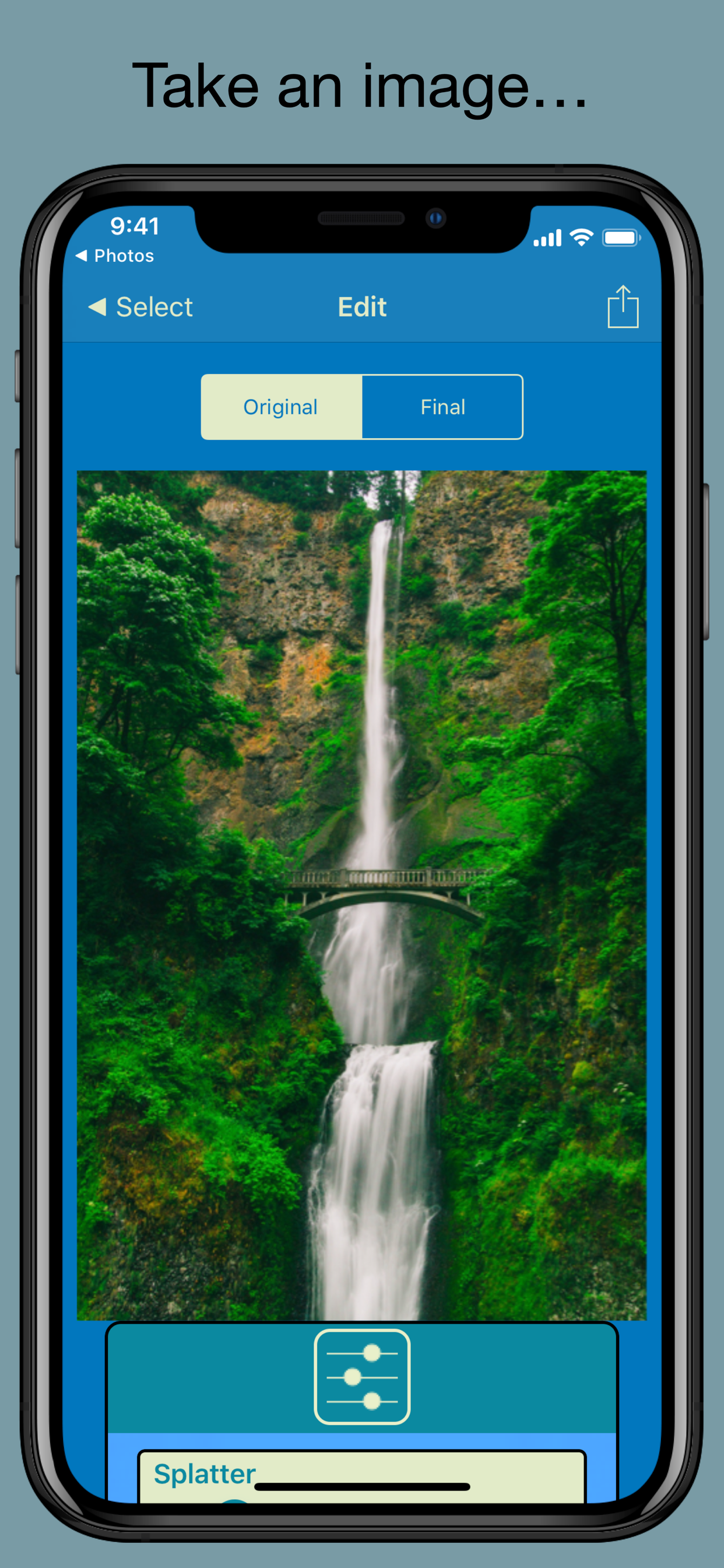 Raindrops - Photo Effect