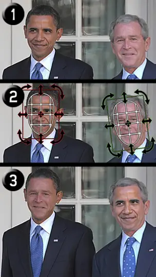 Скриншот ISwap Faces Pro на iPhone 5