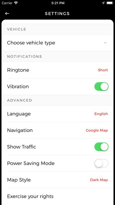 App screenshot